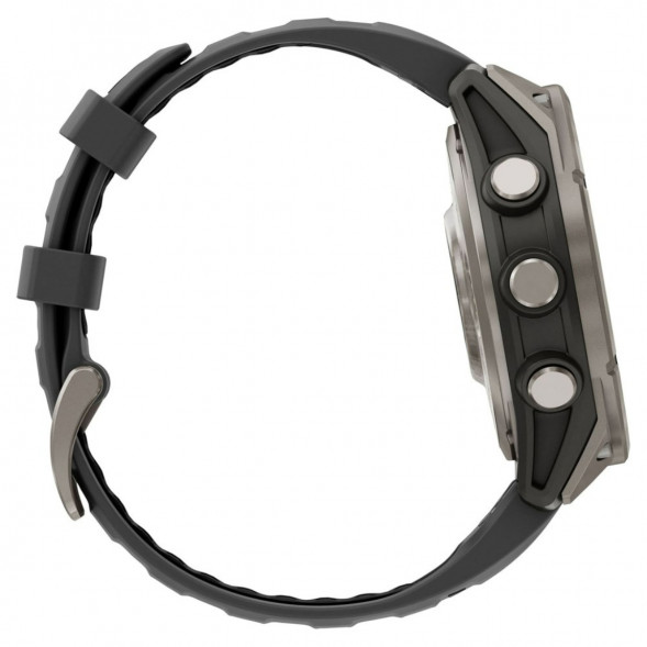 Умные часы Garmin Fenix 8 PRO, 47 мм, AMOLED, Sapphire, Titanium with Graphite/Black Silicone Band 010-03198-10 в Новосибирске
