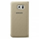 Чехол для Samsung Galaxy S6 S-View Cover (EF-CG920BFE), Gold в Новосибирске