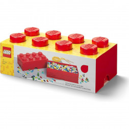 Пластиковый кубик для хранения LEGO Creator 4004, красный