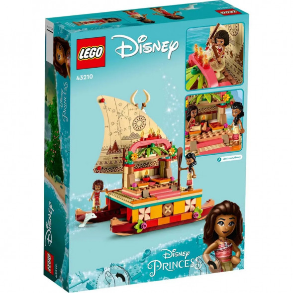 Конструктор LEGO Disney Princess 43210 Путеводная лодка Моаны в Новосибирске