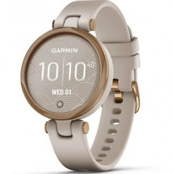 Умные часы Garmin Lily, розовое золото/песочный 010-02384-11