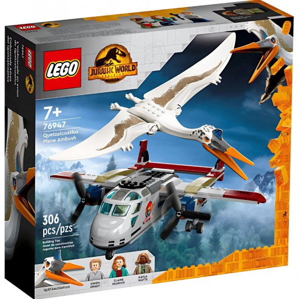 Конструктор LEGO Jurassic World 76947 Кетцалькоатль: нападение на самолёт в Новосибирске