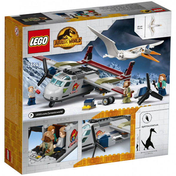 Конструктор LEGO Jurassic World 76947 Кетцалькоатль: нападение на самолёт в Новосибирске