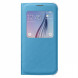 Чехол для Samsung Galaxy S6 S-View Cover (EF-CG920BLE), Blue в Новосибирске