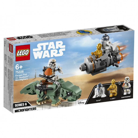 Конструктор LEGO Star Wars 75228 Спасательная капсула Микрофайтеры дьюбэк в Новосибирске