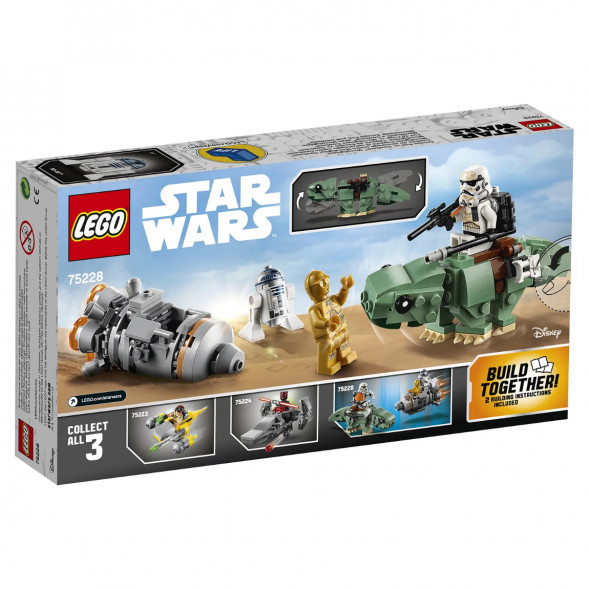 Конструктор LEGO Star Wars 75228 Спасательная капсула Микрофайтеры дьюбэк в Новосибирске