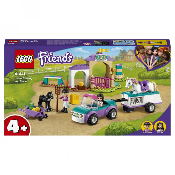 Конструктор LEGO Friends 41441 Тренировка лошади и прицеп для перевозки в Новосибирске