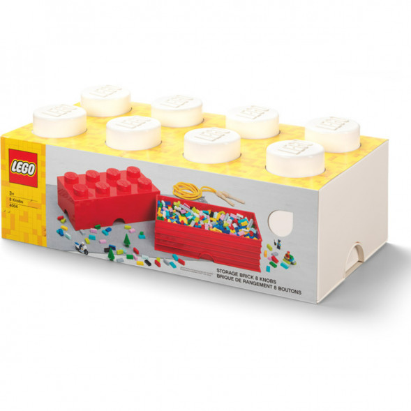 Пластиковый кубик для хранения LEGO Creator 4004, белый в Новосибирске