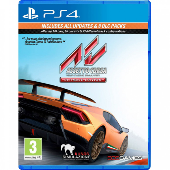 Игра Assetto Corsa. Ultimate Edition [PS4, русские субтитры] в Новосибирске