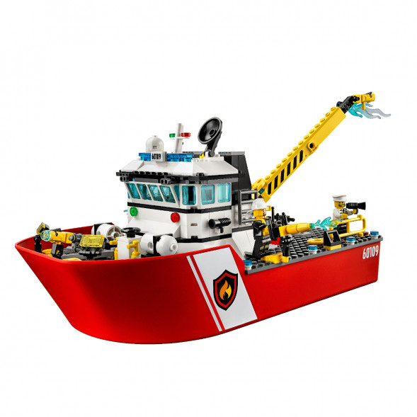 Конструктор LEGO City 60109 Пожарный катер в Новосибирске