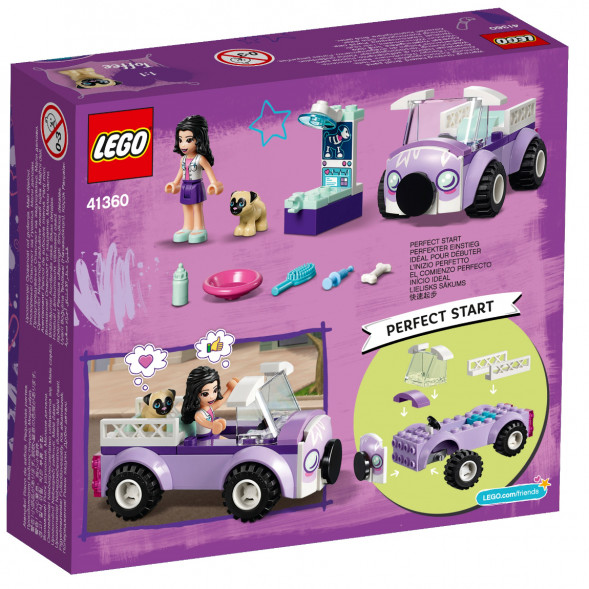 Конструктор LEGO Friends 41360 Передвижная ветклиника Эммы в Новосибирске