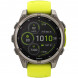 Умные часы Garmin Fenix 8, 51 мм, Solar, Sapphire Titanium with AMP Yellow/Graphite Silicone Band 010-02907-20 в Новосибирске