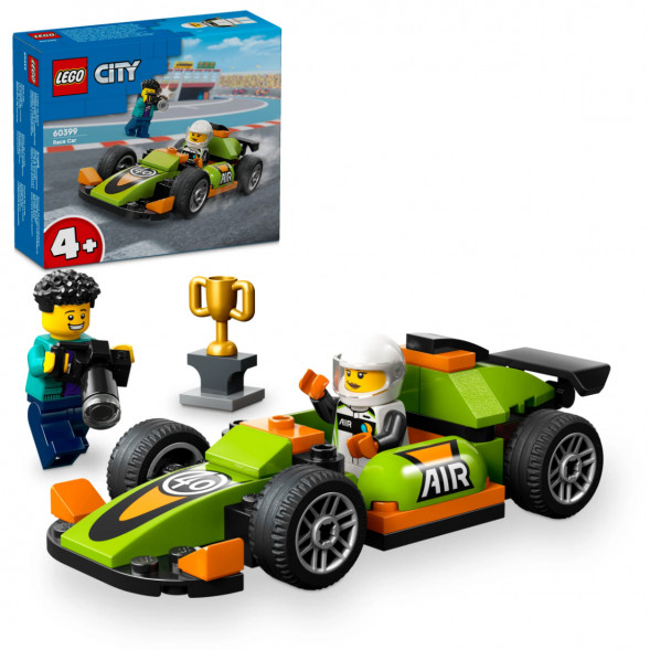 Конструктор LEGO City 60399 Зеленый Гоночный автомобиль в Новосибирске