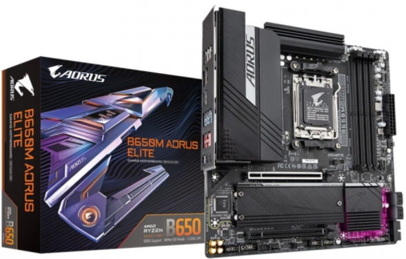 Материнская плата GIGABYTE B650M AORUS ELITE mATX в Новосибирске