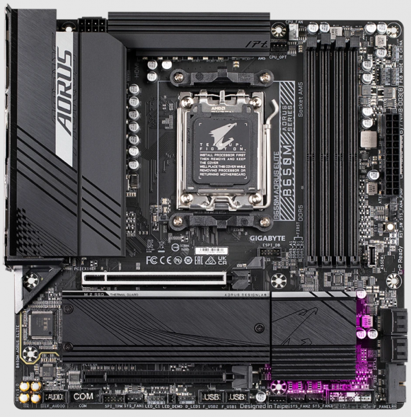Материнская плата GIGABYTE B650M AORUS ELITE mATX в Новосибирске