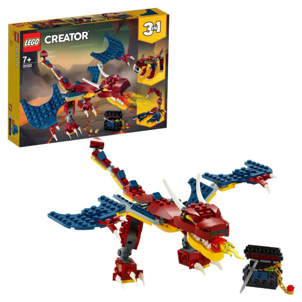 Конструктор LEGO Creator 31102 Огненный дракон в Новосибирске