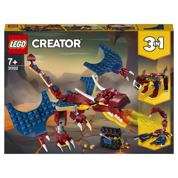Конструктор LEGO Creator 31102 Огненный дракон в Новосибирске