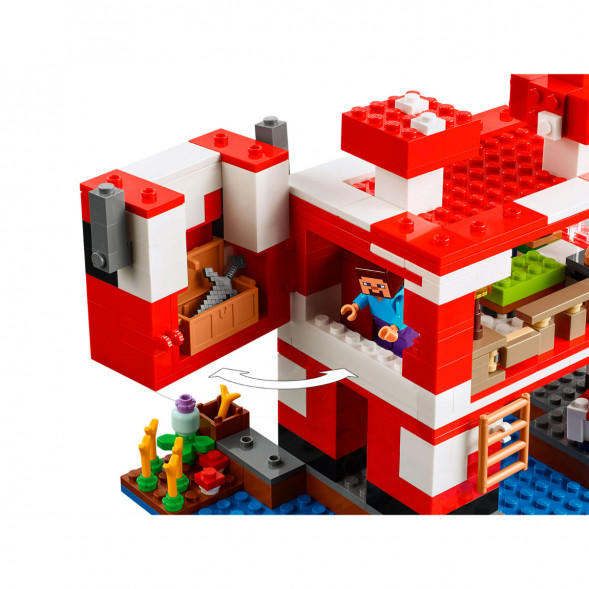 Конструктор LEGO Minecraft 21270 Грибной дом в Новосибирске