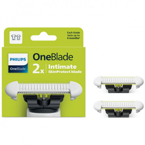Сменные лезвия Philips OneBlade Intimate, 2 шт, QP229/52 в Новосибирске