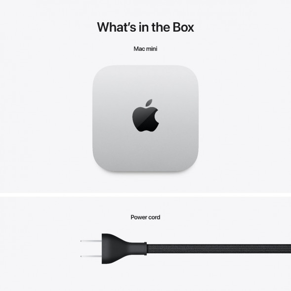 Компьютер Apple Mac mini M4 2024 (MU9D3) (10 Core GPU, 16ГБ, 256ГБ SSD, Apple, macOS), серебристый в Новосибирске