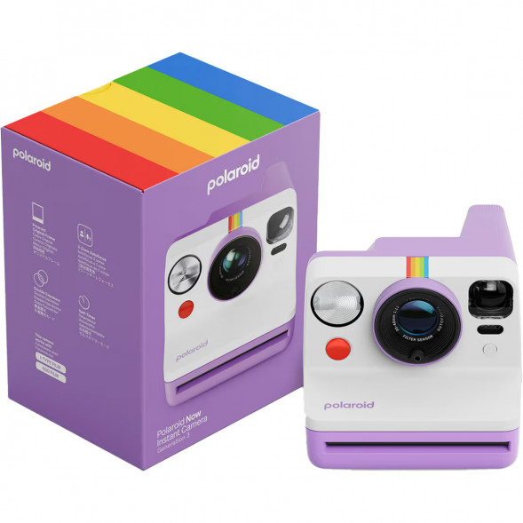 Фотоаппарат моментальной печати Polaroid Now Generation 3, фиолетовый в Новосибирске