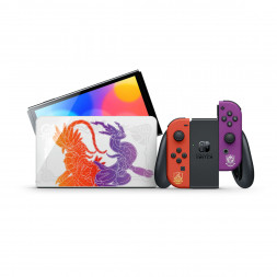 Игровая приставка Nintendo Switch OLED 64 ГБ, Pokemon Scarlet &amp;amp; Violet Edition