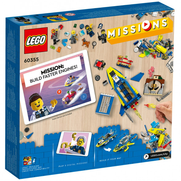 Конструктор LEGO City 60355 Детективные миссии водной полиции в Новосибирске
