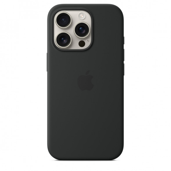 Чехол Apple iPhone 16 Pro Silicone Case with MagSafe, Black (MYYJ3ZM/A) в Новосибирске