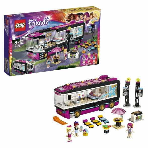 Конструктор LEGO Friends 41106 Поп звезда: гастроли в Новосибирске
