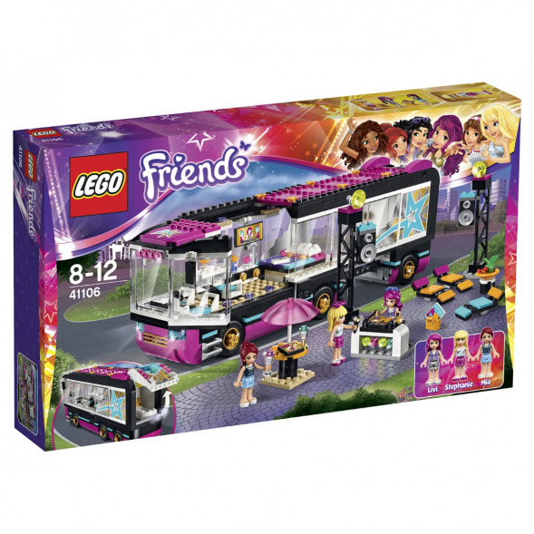 Конструктор LEGO Friends 41106 Поп звезда: гастроли в Новосибирске