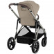 Детская коляска Cybex Gazelle S TPE Almond Beige с корзиной и дождевиком в Новосибирске