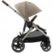 Детская коляска Cybex Gazelle S TPE Almond Beige с корзиной и дождевиком в Новосибирске