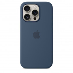 Чехол Apple iPhone 16 Pro Silicone Case with MagSafe, Denim (MYYK3ZM/A)