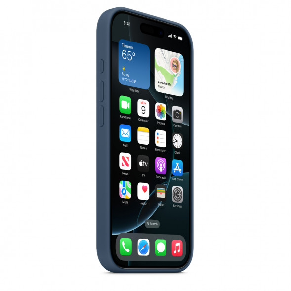 Чехол Apple iPhone 16 Pro Silicone Case with MagSafe, Denim (MYYK3ZM/A) в Новосибирске