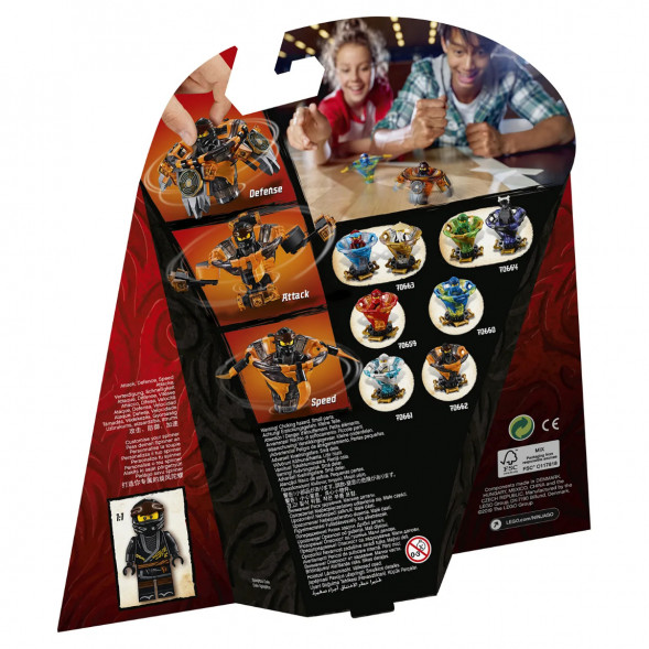 Конструктор LEGO Ninjago 70662 Коул мастер Кружитцу в Новосибирске