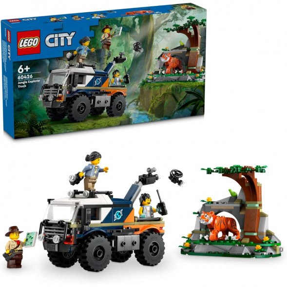 Конструктор LEGO City 60426 Внедорожный грузовик Исследователь джунглей в Новосибирске