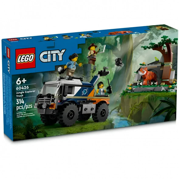 Конструктор LEGO City 60426 Внедорожный грузовик Исследователь джунглей в Новосибирске