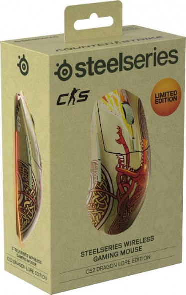 Беспроводная игровая мышь Steelseries CS2 Dragon Lore WL + USB Type-A 18000 DPI в Новосибирске