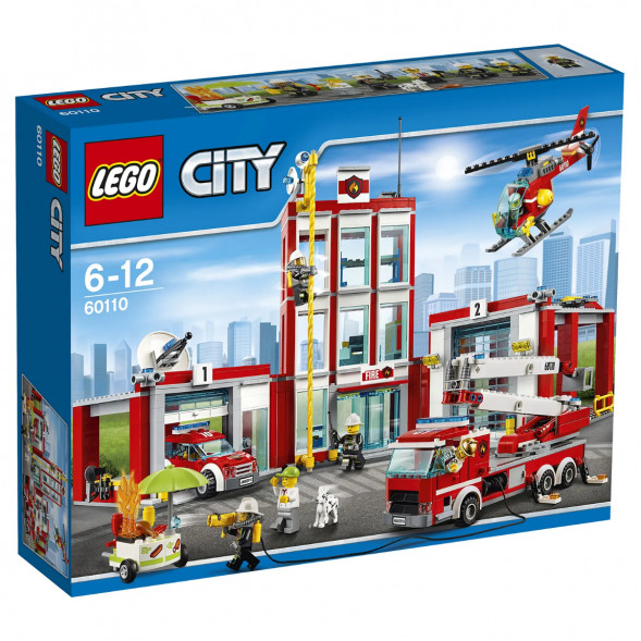 Конструктор LEGO City 60110 Пожарная часть в Новосибирске