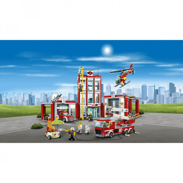 Конструктор LEGO City 60110 Пожарная часть в Новосибирске