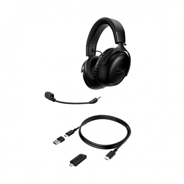 Наушники HyperX Cloud III Wireless, Black в Новосибирске