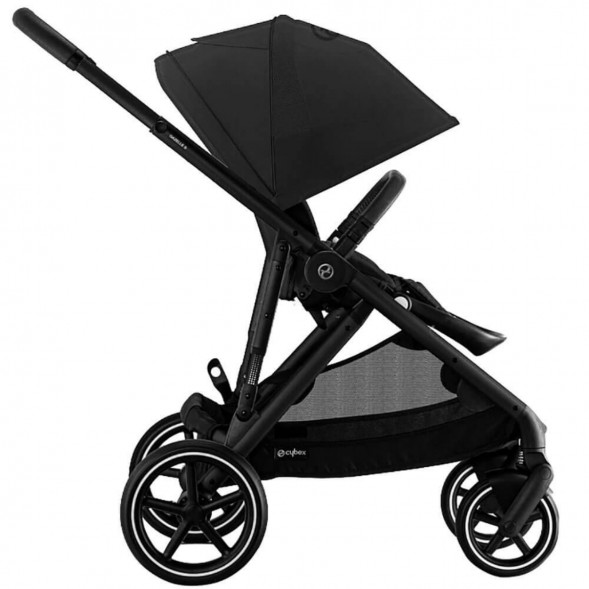 Детская коляска Cybex Gazelle S BLK Moon Black с корзиной и дождевиком в Новосибирске