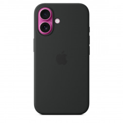 Чехол Apple для iPhone 16 Silicone MagSafe, Black (MYY13ZM/A)