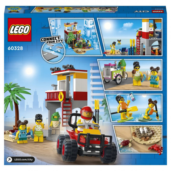 Конструктор LEGO City 60328 Пост спасателей на пляже в Новосибирске