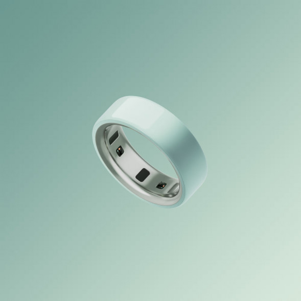 Умное кольцо Oura Ring 4 Ceramic (размер 12), Морской прилив/Tide в Новосибирске