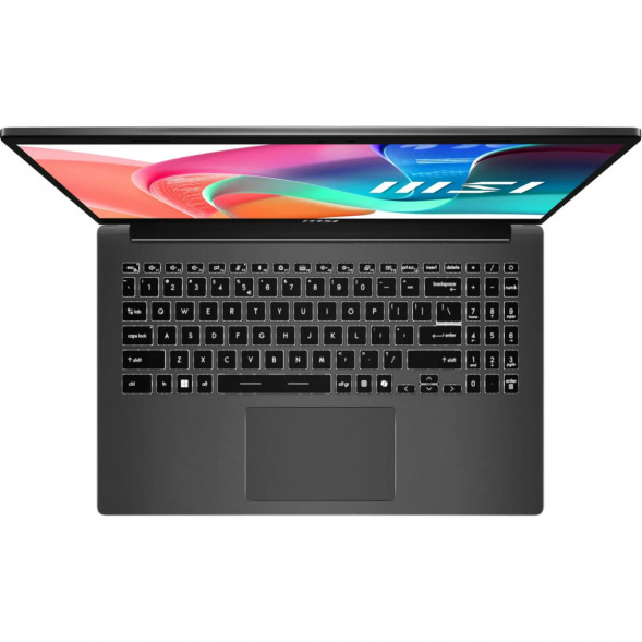 Ноутбук MSI Modern 15 F1MXG-1278XRU (15.6&amp;quot;, IPS, Intel Core 7 150U 1.8ГГц, 10 ядер, 16ГБ DDR5, 512ГБ SSD, Intel Iris Xe Graphics, без ОС), серый в Новосибирске