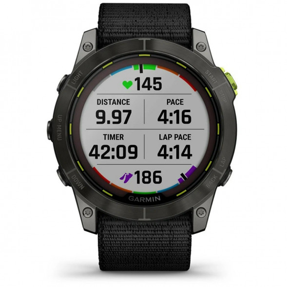 Умные часы Garmin Enduro 2 угольно-серый DLC титановый с нейлоновым ремешком UltraFit 010-02754-01 в Новосибирске