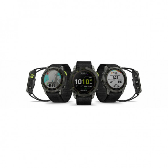 Умные часы Garmin Enduro 2 угольно-серый DLC титановый с нейлоновым ремешком UltraFit 010-02754-01 в Новосибирске