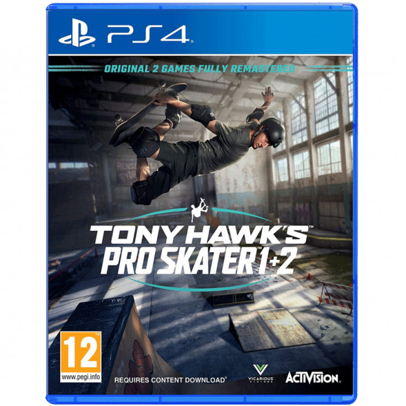 Игра Tony Hawk&amp;#039;s Pro Skater 1 + 2 [PS4, английская версия] в Новосибирске