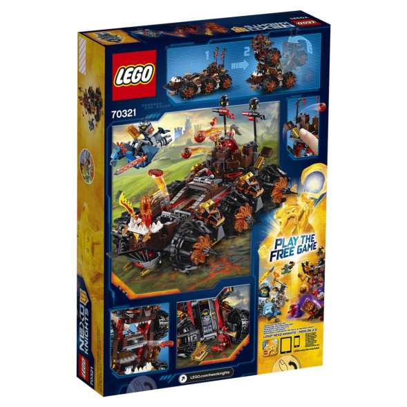 Конструктор LEGO Nexo Knights 70321 Роковое наступление Генерала Магмара в Новосибирске